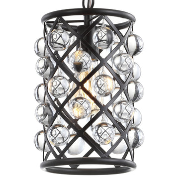 Gabrielle Crystal/Metal LED Pendant